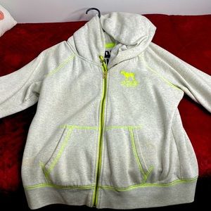 Pink Victoria secret zip up hoodie